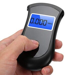 Alcohol Analyzer, Breath Digital High Accuracy Portable Alcohol Tester, Professional-Grade for Professional Personal(black)